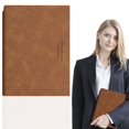thumbnail image 2 of Blank Writing Pad, LQIDESHIP Vegan Leather Journals for Office Plan Work Schedule, Office Work Journal, 2 of 6