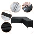 thumbnail image 3 of Housse de Meuble d'Angle en L Imperméable pour Extérieur pour Jardin, Patio, Canapé en Rotin, 3 of 8