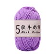 thumbnail image 2 of Naittoop 5 Strands Milk Cotton Doll Crochet Diy Knitting Thread Baby Sweater Wool Ball, 2 of 6