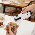 thumbnail image 4 of TIELUTT Mini Sealer with Cutter and 4 in 1 LED Food Heat Seal Hand Held Food Vacuum Sealer compatible with Machine Commercial Food Vacuum Sealer Top Heat Portable Mini Sealing compatible with Machine, 4 of 6