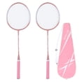 thumbnail image 1 of Badminton Rackets, Badminton Rackets Set Professional Pink Separate Racket Body  For Beginner, 1 of 8