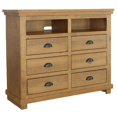 thumbnail image 1 of Progressive Furniture Willow 6 Wood Drawer Media Chest in Distressed Pine Tan, 1 of 3