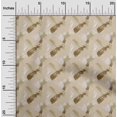 thumbnail image 2 of oneOone Velvet Light Brown Fabric Abstracts Craft Projects Decor Fabric Printed By The Yard 58 Inch Wide, 2 of 5