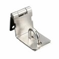 thumbnail image 2 of MYG 90 Degrees Latch Lock Hasp And Staple For Padlock Gate Door Shed Stainless Steel, 2 of 8