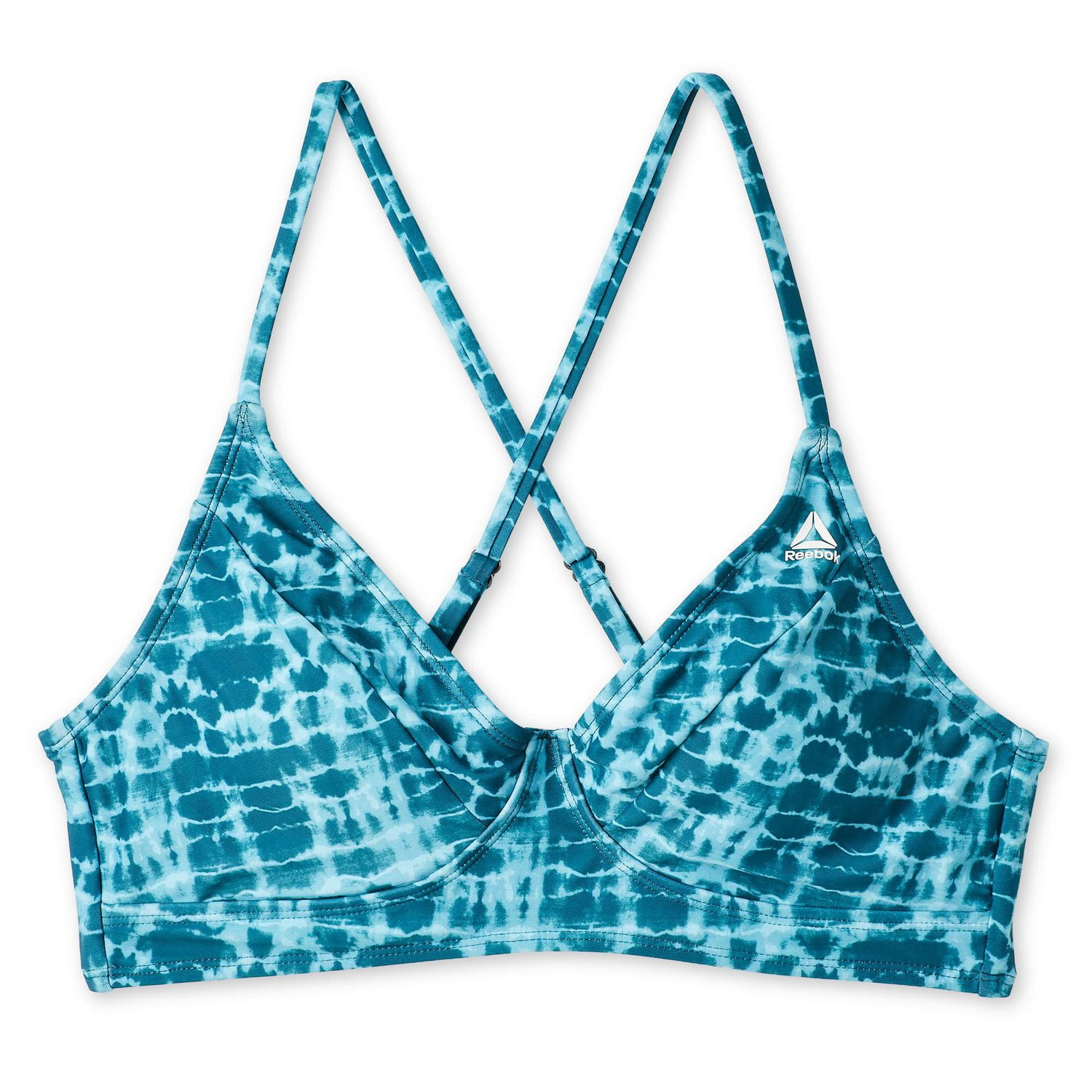 Reebok Women's Plunge-Neck Bikini Top