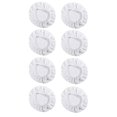 thumbnail image 1 of 8Pack Car Polisher Pad Bonnet (5 To 6 Inches) Soft Microfiber Polishing Bonnet Buffing Pad Cover, 1 of 8