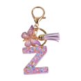 thumbnail image 3 of lionlar Porte-Clés en Résine Ornements Filles Femmes Cadeaux Alphabet Anglais Porte-Clés Z Z, 3 of 9