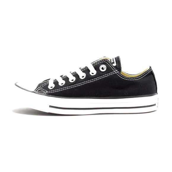 Converse All Star Ox Womens Black Canvas Trainer (UK 6.5, Black)