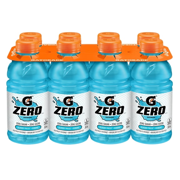 Gatorade Zero Glacier Freeze 8 x 355 mL, Bottles