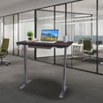 thumbnail image 3 of Motionwise M2 Series 48" x 24" Electric Sit-Stand Desk with Dual Motors and Pull-Out Drawer (Walnut), 3 of 5