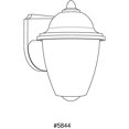 thumbnail image 2 of Progress Lighting P5844-30 Applique Murale Extérieure en Polycarbonate de 60W et Blanc, 2 of 2