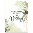 thumbnail image 1 of Darling Souvenir MADE WITH LOVE LeavesLargeWelcomeSign, Decorative PosterWelcomeTo Our Wedding Poster For Easel Wedding Collection- 18x12, 1 of 1