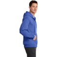thumbnail image 2 of Port & Company Men's Classic Full-Zip Hooded Sweatshirt PC78ZH, 2 of 4