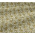 thumbnail image 5 of oneOone Viscose Jersey Fabric Leaves Block Printed Craft Fabric BTY 60 Inch Wide, 5 of 5