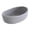 Grey, variant on Small Woven Baskets Empty Tiny Storage Baskets Mini Cotton Rope Baskets Oval Decorative Hampers