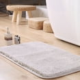 thumbnail image 4 of Bathroom Rug, Extra Thick Microfiber Bath Mat, High-Pile and Super Absorbent, Rubber Backed Non Slip, Machine Washable, Soft Plush Shaggy Bath Rugs for Bathroom Floor, Tub and Shower, 4 of 5