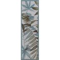 thumbnail image 1 of HomeRoots 352399 2 ft. 3 in. x 7 ft. 6 in. Runner Polyester Ivory Area Rug, 1 of 1