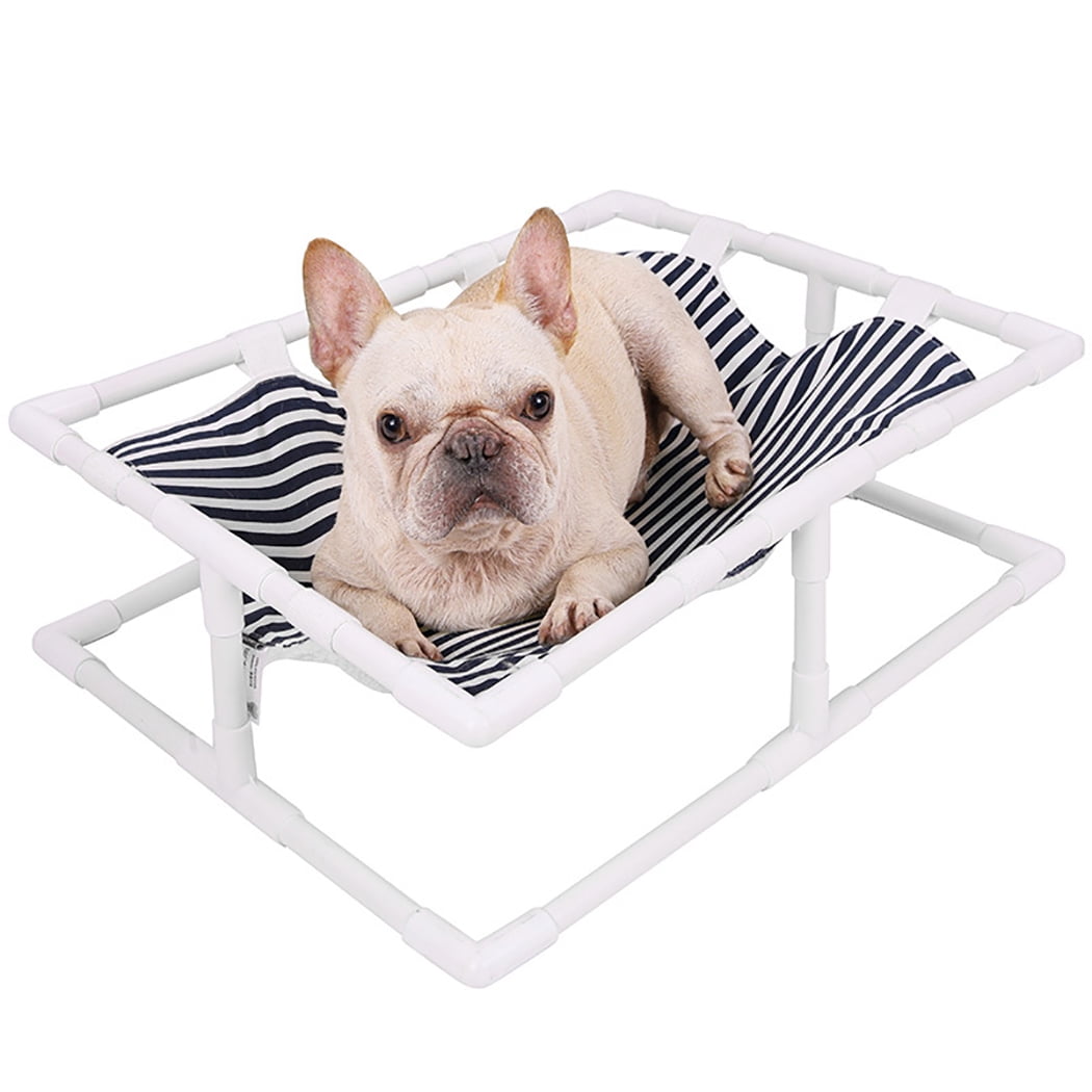 Cat Hammock Bed Striped Raised Dog Bed Pet Cat Cot Kitten Bed Pet Cot for Dogs