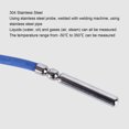 thumbnail image 3 of Temperature Sensor, Stainless Steel Waterproof PT100 Temperature Sensor Probe Silver Plated PTFE Wire 1m Cable  for Water, 3 of 8