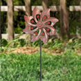 thumbnail image 2 of Metal Flower Wind Stake Decorative Garden Windmill For Yard & Ornament Halloween Decorations, 2 of 5