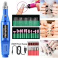 thumbnail image 1 of 48pc Electric Nail Drill, Portable Nail Drills for Acrylic Nails, Toenail Sander for Thick Nails File Kit, Acrylic Nail Kit Set Professional with Everything,Blue, 1 of 6