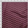 thumbnail image 3 of oneOone Viscose Chiffon Fabric Geometric Ikat Print Fabric By The Yard 42 Inch Wide, 3 of 4