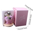thumbnail image 2 of TIMIFIS Rose Bouquet Valentine'S Day Gift L Flower Glass Cover Led Light Gift Box, 2 of 3