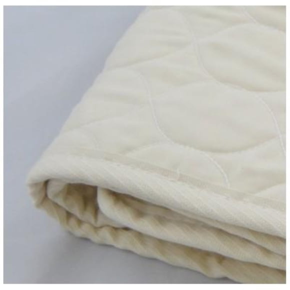 Healthy Body Head To Toe 100% Organic Cotton Fully Quilted Machine Wash/Dry Pad - Mini Cradle 15 x 33"
