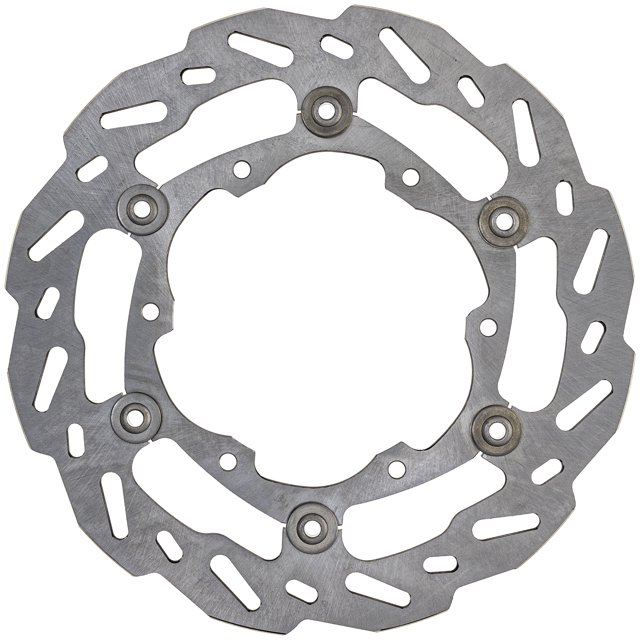 Niche Front Brake Rotor for Yamaha WR250R 3D7-2581T-01-00 Motorcycle, part number 519-CRT2621R. Grey rotor with a contoured profile, 250mm outer diameter and 3.5mm thickness. Ideal for motorcycle brake replacement, compatible with Yamaha WR250R models from 2008 to 2020.