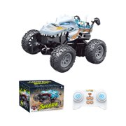 MVRLSH Clearance! Remote Control Car 360° Remote Control Truck For Boy 2.4 Rc Car With Bodylight And Rechargeable Batteries Metal Truck Toys
