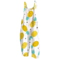 thumbnail image 4 of Birdeem Women Ladies Printed Summer Sleeveless Backless Loose Long Playsuits Rompers Jumpsuit, 4 of 8