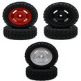 thumbnail image 2 of ZheElen Plastic Wear-resistant Wheel Rims Tyre For 1/24 SCX24 RC Car Part RC Car Accessories Replacement Parts RC Upgrade Part Black, 2 of 6