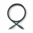 thumbnail image 4 of Nimble PowerKnit USB-C to USB-C 3ft 60W PD Fast Charge Cable Space Gray, 4 of 5