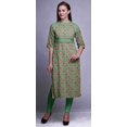 thumbnail image 2 of Bimba Robe Kurti Longue Indienne Imprimée, Tunique Droite, Robes pour Femmes, 2 of 5