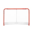 thumbnail image 1 of KFFKFF Street Hockey Goal, Durable Steel Frame for Indoor/Outdoor Use, Standard Pro Training Hockey Set, Quick Setup Portable Net, 72" x 48", White/Red, 1 of 9