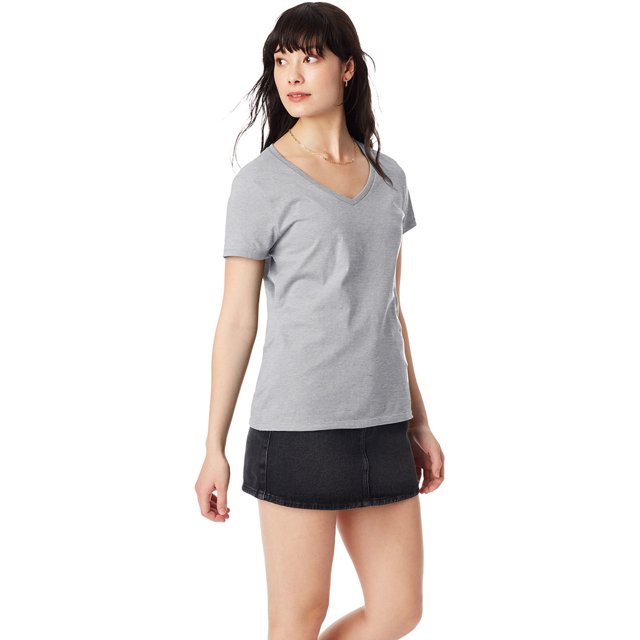 Perfect-T T-Shirt Col en V pour Femmes