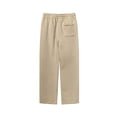 thumbnail image 3 of Styesk Men's Pants Men's Solid Color Casual Straight Leg Pants Full Length Pants, 3 of 3