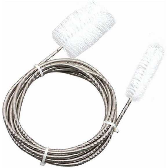 Cleaning Brush For Water Pipes, Flexible Drain Brush, Stainless Steel