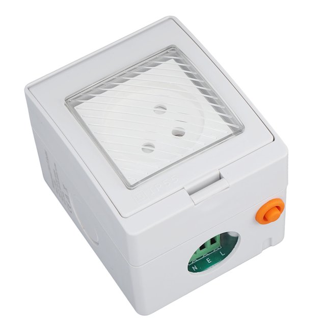 Prise Intelligente Extérieure, Prise Maison Intelligente IP55 Étanche Résistance aux Intempéries Application Télécommande Prise de Courant pour Salle de Bain Extérieur