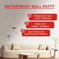 thumbnail image 4 of EGNMCR Wall Repair Paste Repairs And Restores Damaged Walls Waterproof Wall Patch, 4 of 8