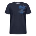 thumbnail image 2 of SDNall Shorts pour Hommes Imprimé Col Rond Mode Décontractée Manches Courtes Blouses Chemises Chemises pour Hommes, Tee-Shirts Manches Longues pour Hommes, Chemises Manches Longues pour Hommes, 2 of 5