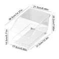 thumbnail image 4 of Feltree Large Capacity Storage Box with Wheels, Multipurpose Organizer for Bathroom Kitchen Cabinet, Easy Move Home Storage Bin, Space Saving Plastic Container, 4 of 8