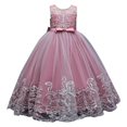 thumbnail image 1 of Ketyyh-chn99 Robes Fille Robe d'Été Bébé Filles Tout-Petits Manches Courtes Longues Jupe Mode Robe Sans Manches A,120, 1 of 5