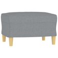 thumbnail image 3 of vidaXL Sofa Chair with Footstool Light Grey 60 cm Fabric, 3 of 4