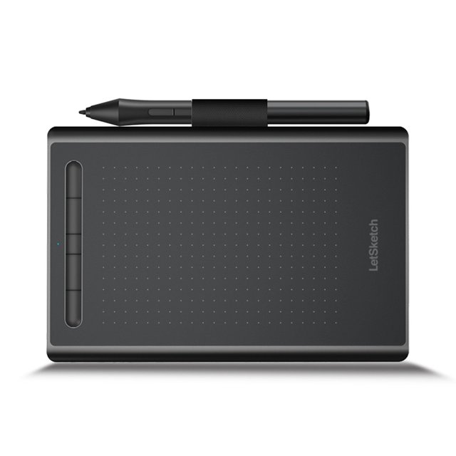 WP9622NB Graphics Tablet Dessin Tablet avec 8192 Niveaux de Sensibilité à la Pression, Résolution 5080LPI et Vitesse de Lecture 230PPS. la Conception Compacte Comprend une Zone de Travail de 134x89mm, 5 Raccourcis Personnalisables et un Stylet Sans Pile. Il Prend en Charge les Connexions 2.4G et Bluetooth et Est Livré avec une Batterie 600mAh. les Accessoires Incluent un Câble de Chargement, 3 Pointes de Stylet, un Changeur de Pointe et un Manuel
