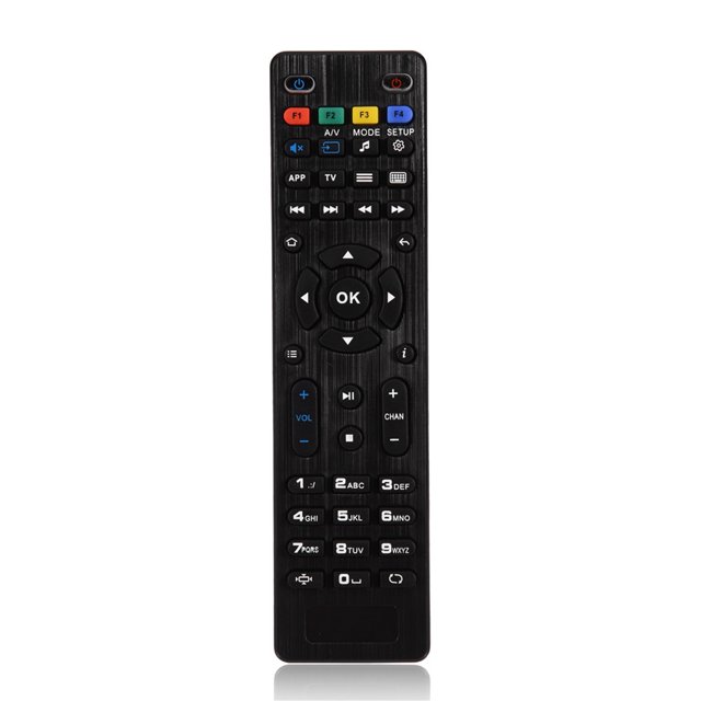 Replace Remote, Remote Control, TV Box Remote, Black Remote Control For TV Box Compatible With Mag 250