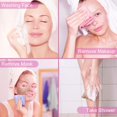 thumbnail image 3 of Face Cloths Microfiber Wash Cloth Facial Cleansing Cloth for Face, Soft (12 x 12 Inch, 6 Pieces), 3 of 6