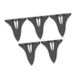 thumbnail image 3 of GROWTH TANK 5 Pieces Solar Panel Drainage Clips Accessories Solar Panel Drain Clip Clamp 3cmx3cmx1cm, 3 of 9