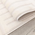 thumbnail image 4 of LaDole Rugs 4x6 ft Modern Premium Area Rug | Contemporary Small Carpet For Bedroom, Living Room, Kitchen, Entry Way, Indoor Floor Décor | Beige Cream, 4 of 4