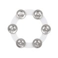 thumbnail image 3 of Langgg Accessoires de Percussion Portatifs Musique avec Sons Vifs et Nets Lors des Rassemblements Cymbales Professionnelles Ching avec Rangée Simple, 3 of 6